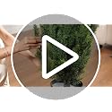 4FT Artificial Topiary Trees - Outdoor UV Resistant Faux Cedar Set with Pot - 2 Pack