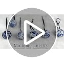 Christmas Porcelain Balls 8 Pcs Bulk Chinoiserie Ornament - Stylish Style