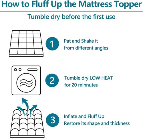CHOKIT Queen Mattress Topper - Extra Thick Pillow Top for Back Pain Relief | Cooling Mattress Pad with Deep Pocket (8-21 Inch)