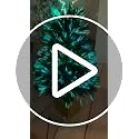 2ft Green Fiber Optic Christmas Tree with Stand - Artificial Holiday Tree