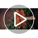 4 Pcs Large Thanksgiving Buffalo Plaid Wreath Bows - Orange Fall Decor