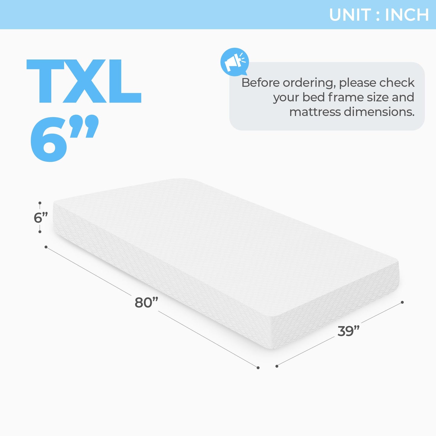 Neo Sleep 6 Inch Twin XL Cooling Memory Mattress for Pressure Relief & Cool Sleep Medium Firm CertiPUR-US Certified Foam, Mattress-in-a-Box Comfort & Supportive Fiberglass Free (Twin XL, 6 in)