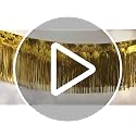 Two Silver Foil Fringe Garland 10FT Party Decorations - Silver