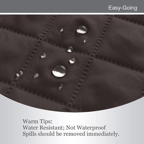 Easy-Going Oversized Chair Sofa Slipcover Reversible Sofa Cover Water Resistant Couch Cover Furniture Protector Cover with Elastic Straps for Pets Dog (Oversized Chair, Chocolate/Chocolate)