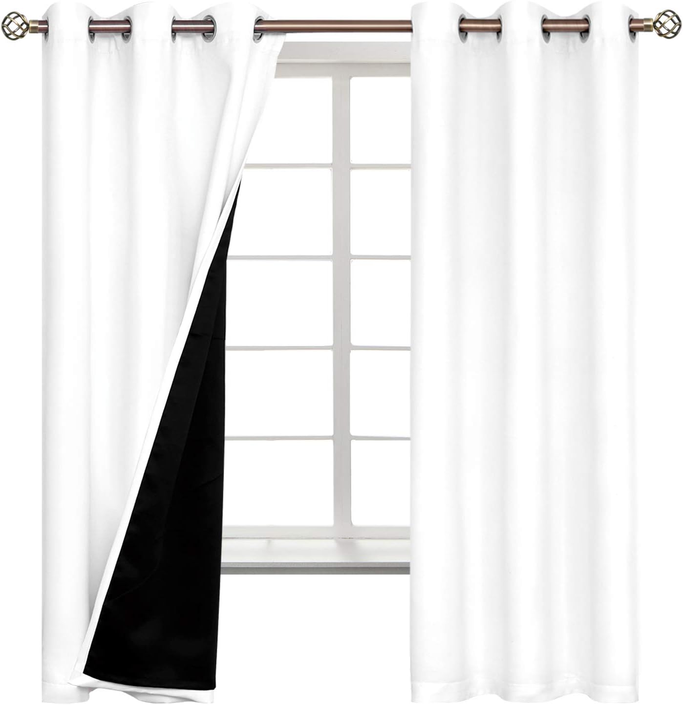 BGment Blackout Curtains - Thermal Insulated Room Darkening Drapes, 2 Panels, 42 x 63 Inch