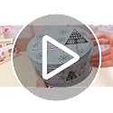3 Pcs Christmas Cookie Tins in White & Red - Lively Style (Variation of THIS listing: 3 / White and Red / Lively Style)