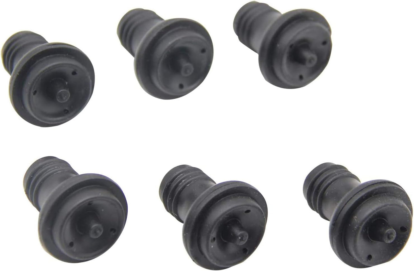 Wine Stoppers, Vacuum Stoppers for Wine Saver Vacuum Pump Preserver Edible Grade Rubber Wine Stopper, Keep Your Wine Fresh Pack of 6