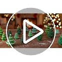 Mini Resin Christmas Trees Set - 20 Tiny Holiday Tabletop Decor - Variation of Christmas Trees