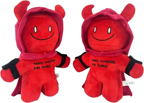 Forsaken Coolkidd Plushie - 9-Inch Soft Red Stuffed Doll | Gaming Collectible & Display Decor