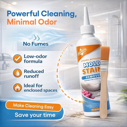 Mold Stain Remover Gel Cleaner Heavy Duty for Front Loader Washing Machine Seal, Bathroom Grout, Shower, Caulk