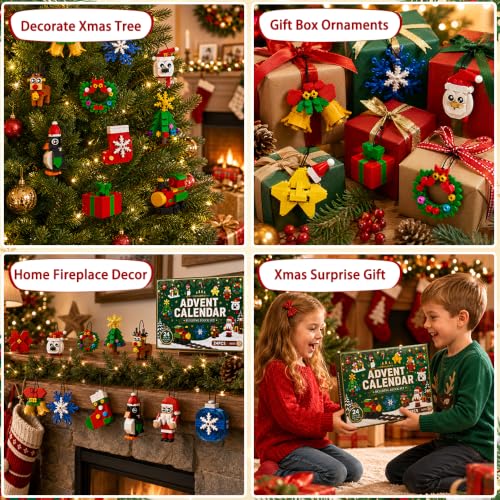 Celltestria Advent Calendar 2026 Christmas Building Toy Set Xmas