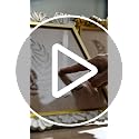 Gold 5x7 Floral Vintage Picture Frame with Enamel Finish - Tabletop & Wall Mount