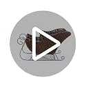 Brown Santa's Sleigh Wicker Basket Christmas Decor Handwoven Holiday Storage