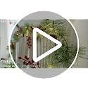Christmas Garlands Lights 9.84FT Smokey Pine with Red Berries & Bells - Battery Operated