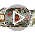 Holly Christmas Table Runner 13x108 Inch Home Party Decor Green Variation