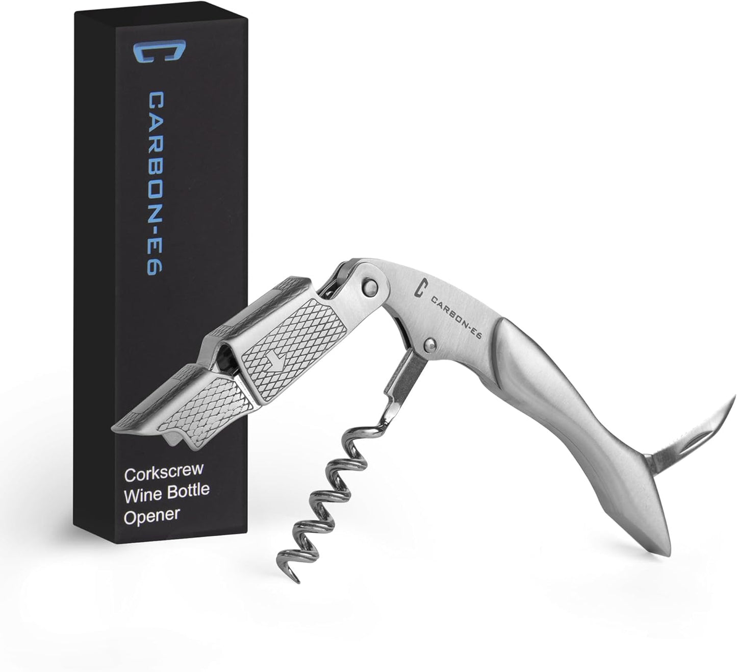 Professional Waiter's Corkscrew Wine Bottle Opener (The ultimate wine key for bartenders, servers, sommeliers, connoisseurs, enologists, and all wine enthusiasts)