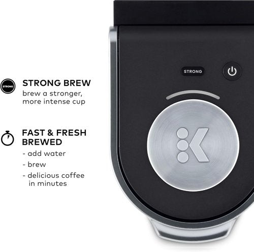 Keurig K-Mini Plus Coffee Maker - Single Serve K-Cup Pod Brewer | 6-12oz Brew Size, Matte Black