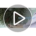 Large 24 Inch Artificial Christmas Wreath with Red Berries Pine Cones - Real Touch Front Door Decor