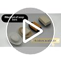 Aenfaiy 2 Pack Silicone Soap Dish Holder Black - Self-Draining Bathroom & Kitchen Tray