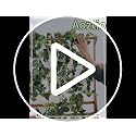 Artificial Eucalyptus Garland with White Roses 6Ft - 4 Pack