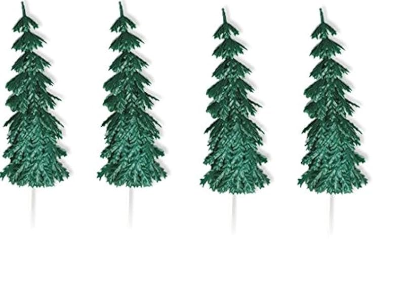 4-Inch Cake Decorating Tree Pick - Oasis Supply Evergreen Tree