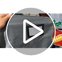 AerWo Large Christmas Tree Storage Bag 7.5 Ft Gray Waterproof 600D Oxford