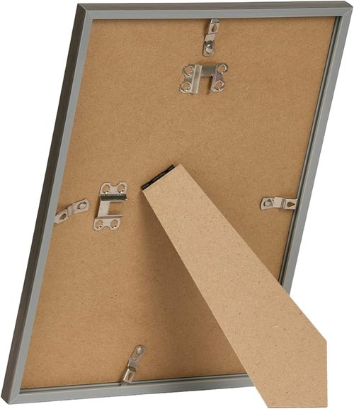 JCJMY 8.5x11 Inch Picture Frame - Silver Gray for Certificates & Photos | Horizontal & Vertical Display