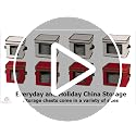 Holiday Charger Plate Storage Box - Red & Green Trim, Holds 12 Plates