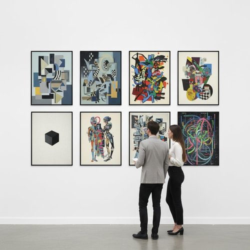 Lavezee 24x36 Poster Frames - Lightweight 6-Pack for Displaying Photos & Artwork on Walls