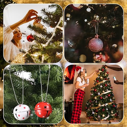 200pcs Christmas Ornament Hanger Strings with Snap Cord for Tree Decorations