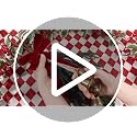 Indoor Outdoor Christmas Teardrop Swag Set - Burgundy, Green & Brass Variations