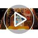 4 Ft Christmas Inflatable Nativity Scene Outdoor Decorations with Lights