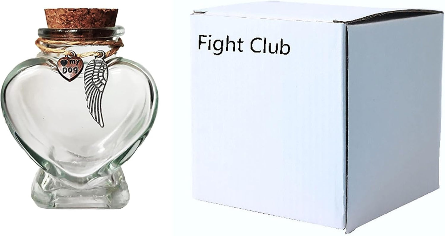 Skiennix Memorial Bottle for Pet Hair - Keepsake Urn for Dog & Cat Fur | Elegant Tribute