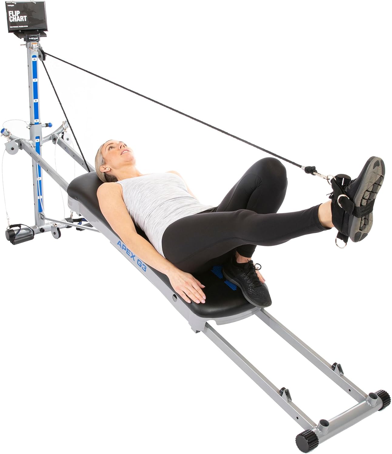 Total Gym Apex G3 - Incline Bodyweight Training Machine with 8 Resistance Levels & Accessory Set