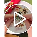 Christmas Tree Napkin Rings Set of 6 - Green Holiday Table Decor