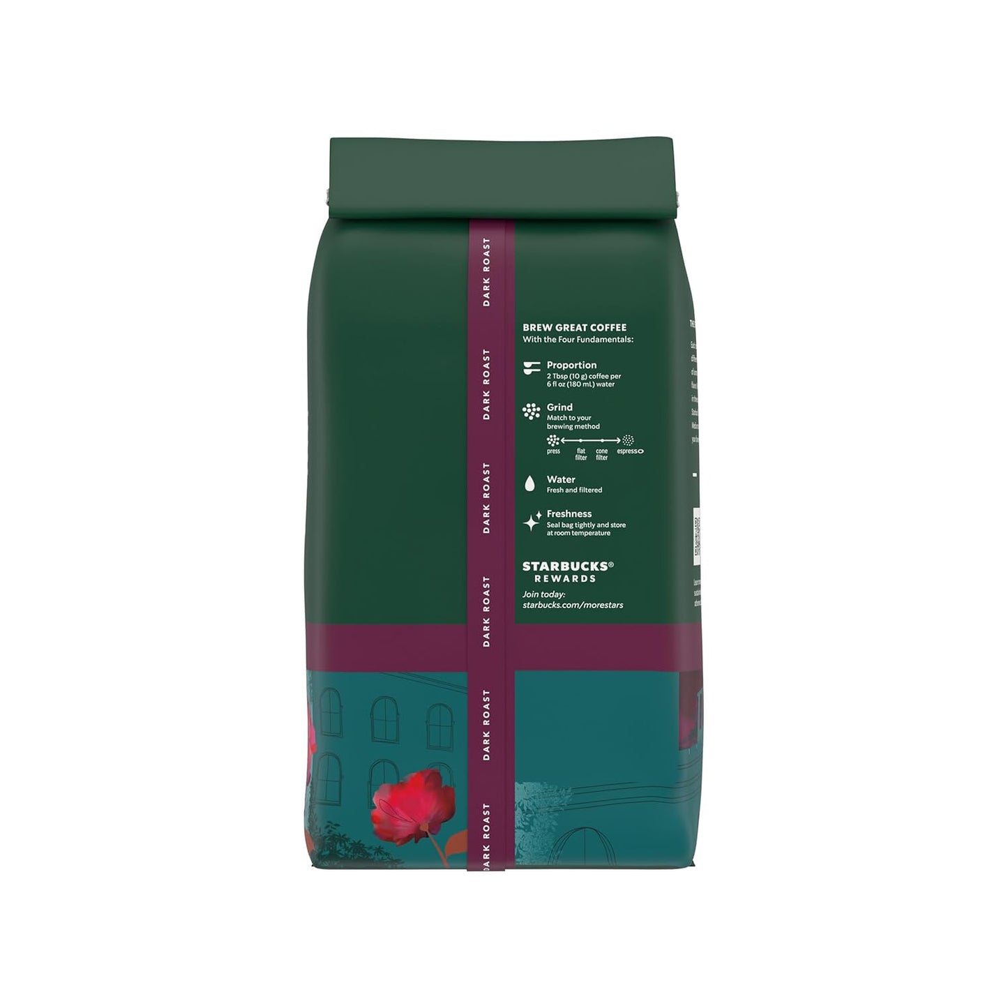 Starbucks Whole Bean Coffee - Dark Roast Caffè Verona, 100% Arabica, 18 oz Bag