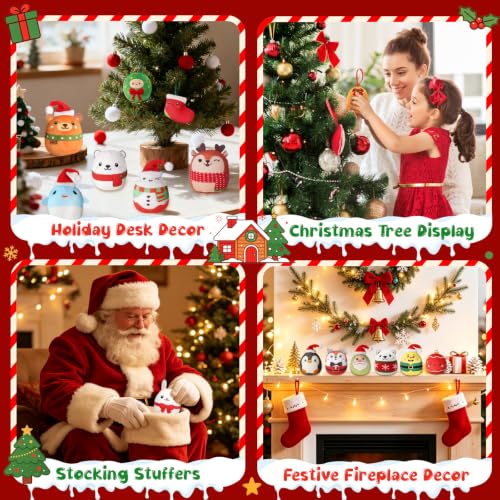Advent Calendar 2026 - 24 Plush Mini Toys, Gift Box Included - Variation: 24-PACK
