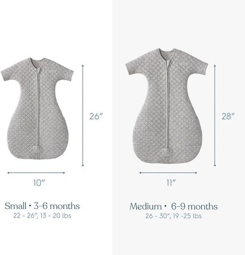 HALO Easy Transition Sleepsack - Wearable Blanket for Cozy Sleep | TOG 1.5, Medium, Heather Pink