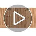 72-Inch Wooden Over The Toilet Bathroom Storage Cabinet - Brown, Arched Fluted Design