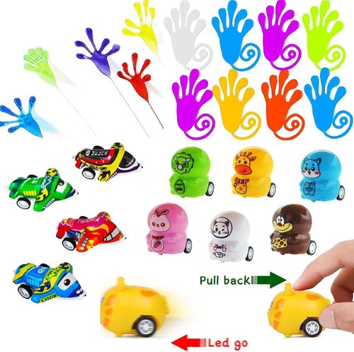 128 Pcs Treasure Box Toys - Kids Easter Egg Fillers & Fidget Prizes for Classroom & Parties