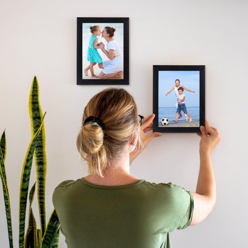 Giftgarden 6x8 Picture Frame Black 6 x 8 Photo Frames Bulk for Wall or Tabletop Display, 12 Pack