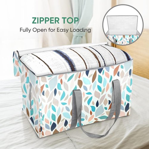 BALEINE 6-Pack Oversized Moving Bags - Heavy-Duty Storage Totes with Reinforced Handles (Mosaic)