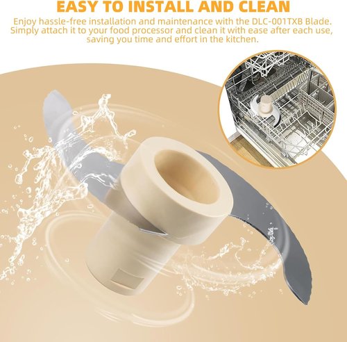 Cuisinart DLC-001TXA Steel Chopping Blade - Compatible with 14 Cup Food Processors | Durable & Efficient