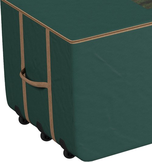 Elf Stor Rolling Storage Bag - 12FT Durable Bag with Wheels & Handles for Cushions, Clothes & More | Green