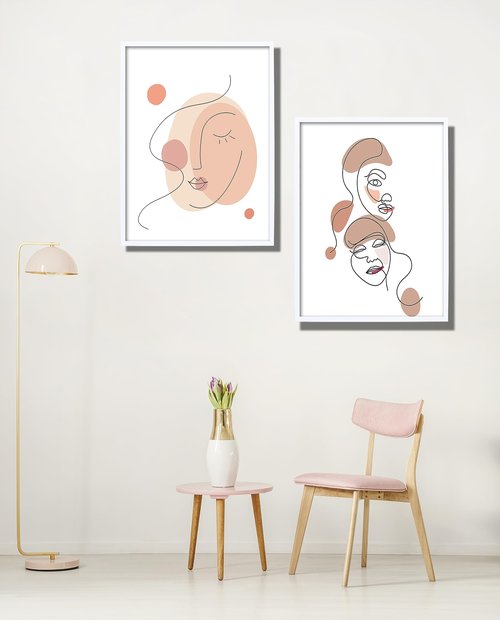 ELSKER&HOME 18x24 Poster Frame 3 Pack, White Picture Frame for Horizontal or Vertical Wall Mounting, Sturdy and Scratch-proof