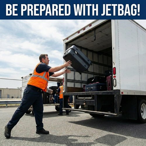 JetBag PRO Protective & Absorbent Wine Bag - Triple Layer, Triple Seal, Absorbs 750 ml - (2 Pack, Bold Design) - Professional