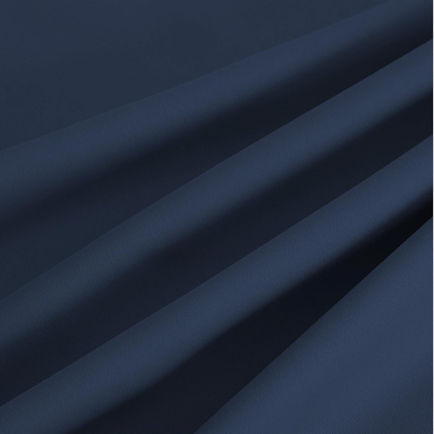 NICETOWN Room Darkening Curtains - Navy Blue Drapery Panels, Set of 2 | W52 x L84 Inches