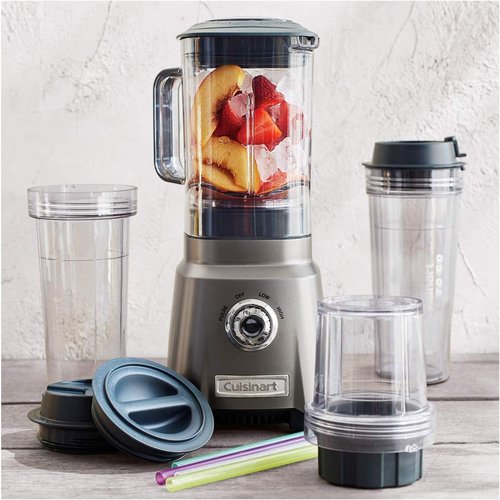 Cuisinart CPB-380 Hurricane Juicing Blender - Compact Design in Gunmetal Finish