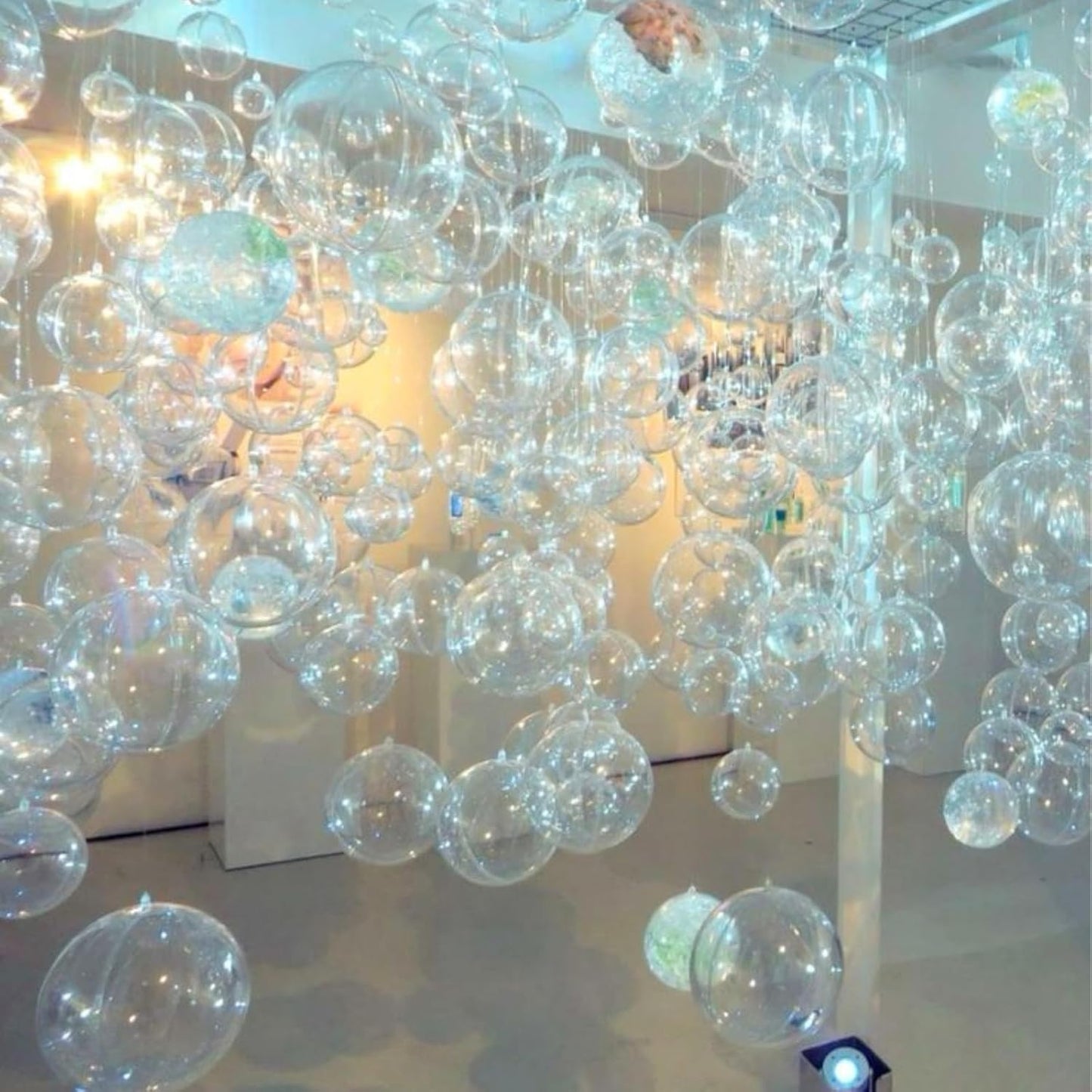 PartyWoo Clear Balloons - 20pcs 18 Inch Transparent Latex Helium Balloons for Celebrations