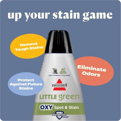 BISSELL Little Green Mini Portable Carpet Cleaner - HydroRinse Tool & Tough Stain Tool | Limited Edition Lake Color